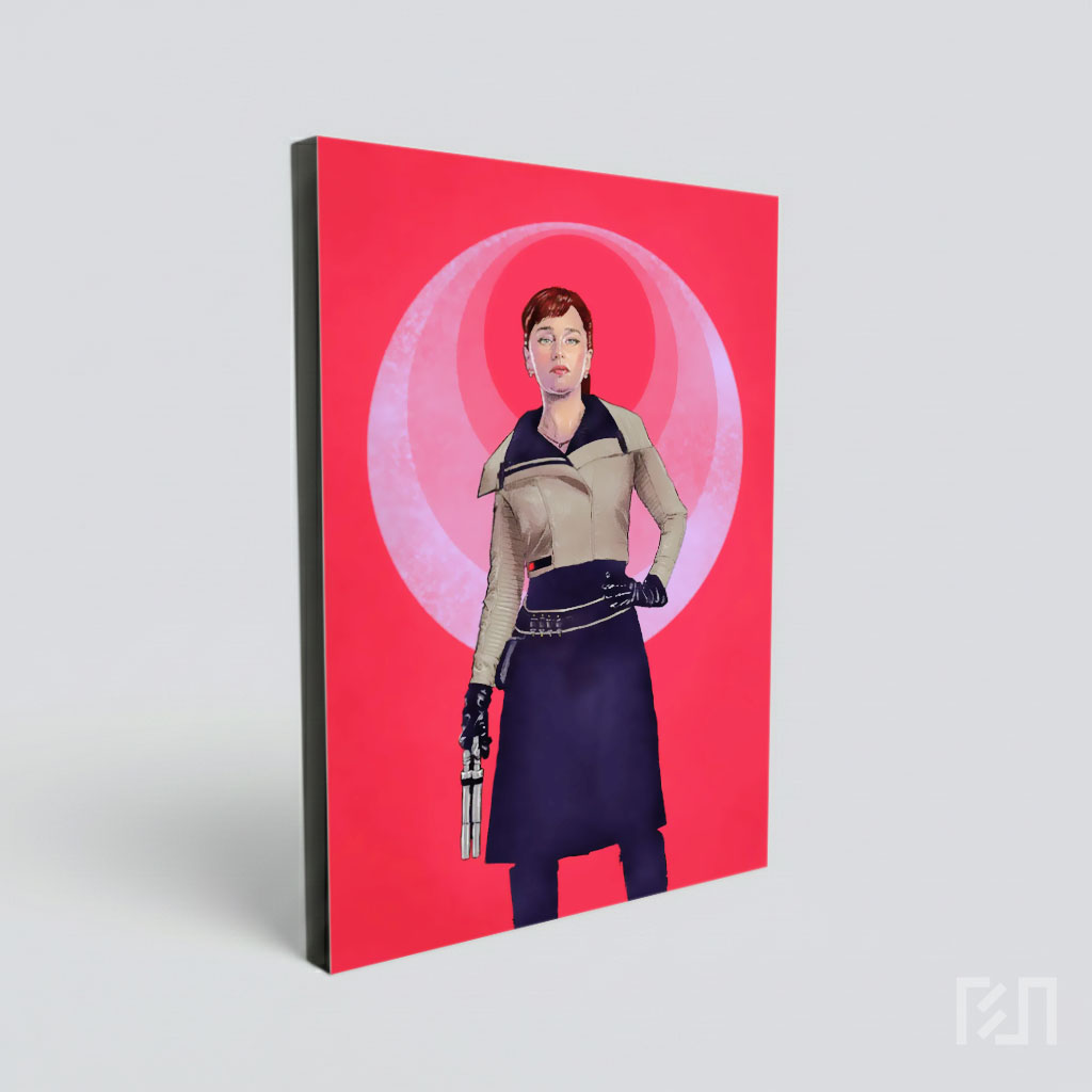 Poster Karakter Qi'ra dari Film Solo: A Star Wars Story