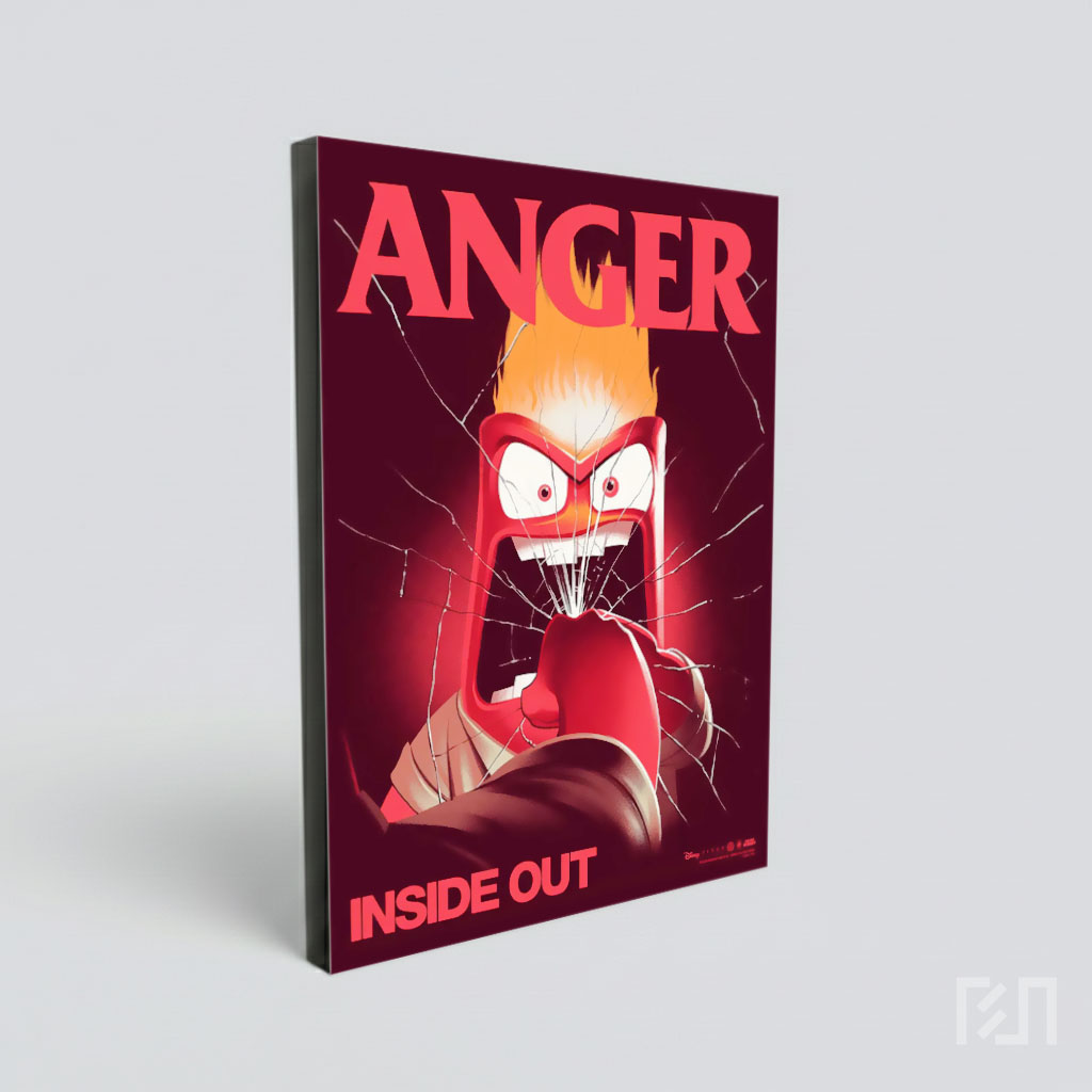 Poster Kemarahan Animasi Inside Out
