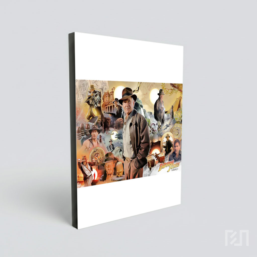 Poster Kolase Petualangan Indiana Jones Legacy