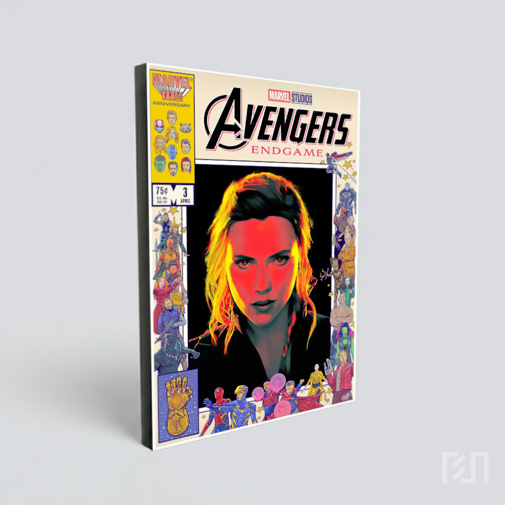 Poster Komik Avengers Endgame Black Widow