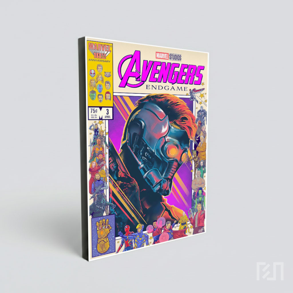 Poster Komik Avengers: Endgame dengan Star-Lord