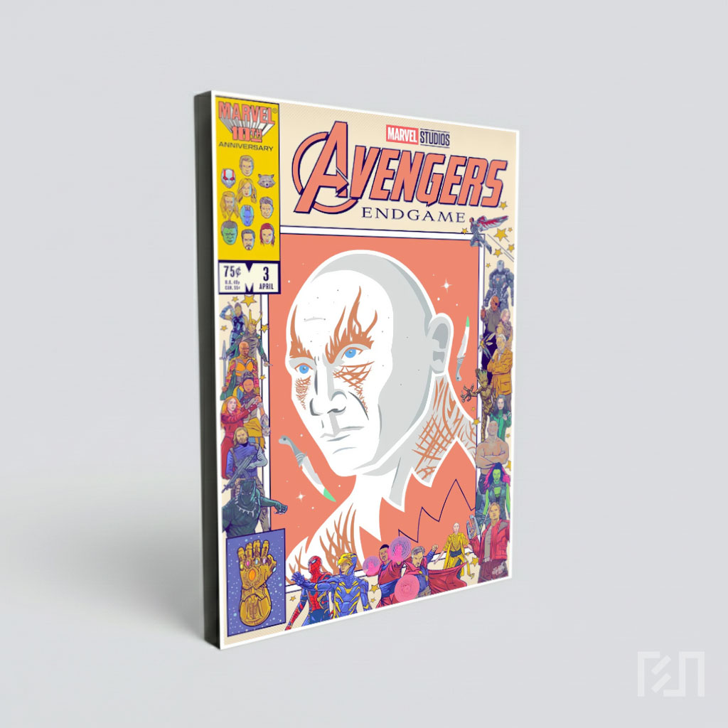 Poster Komik Avengers Endgame Drax