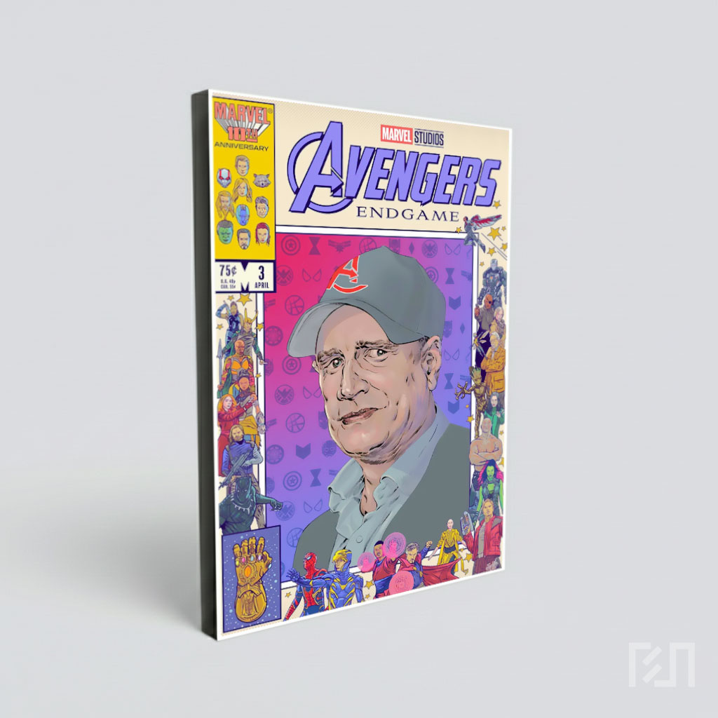 Poster Komik Avengers Endgame Kevin Feige