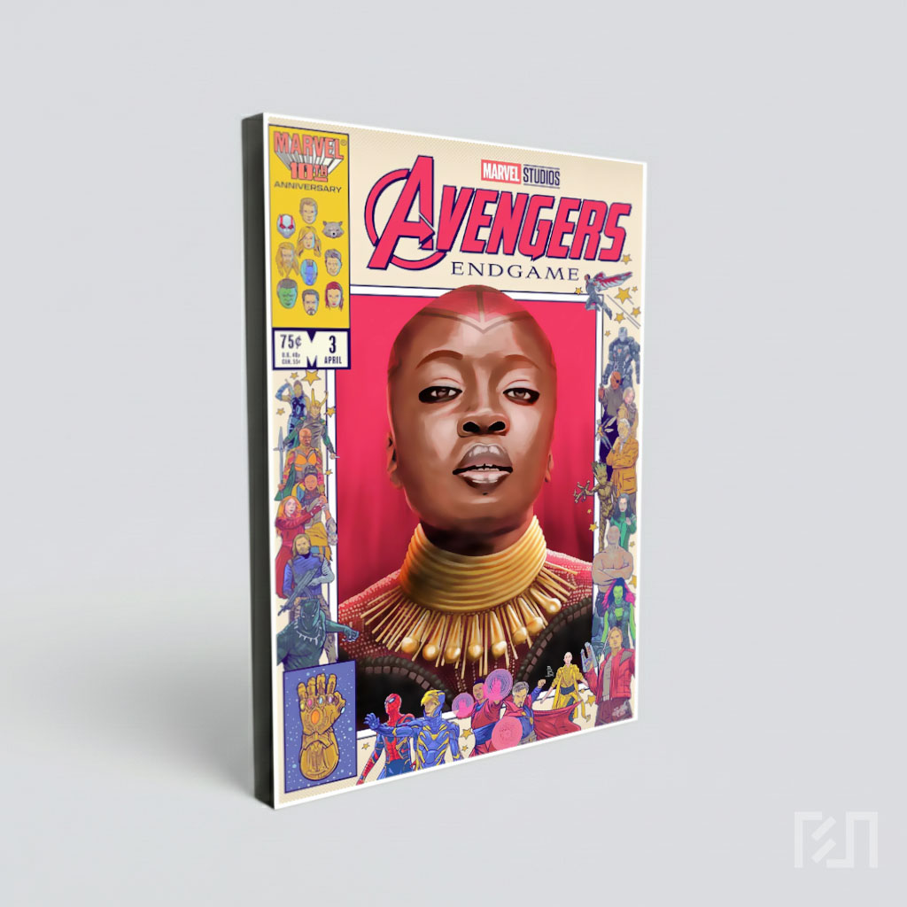 Poster Komik Avengers: Endgame Menampilkan Okoye