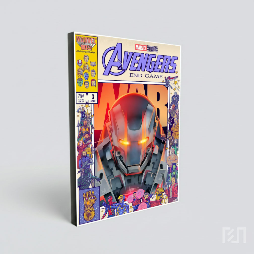 Poster Komik Avengers Endgame War Machine