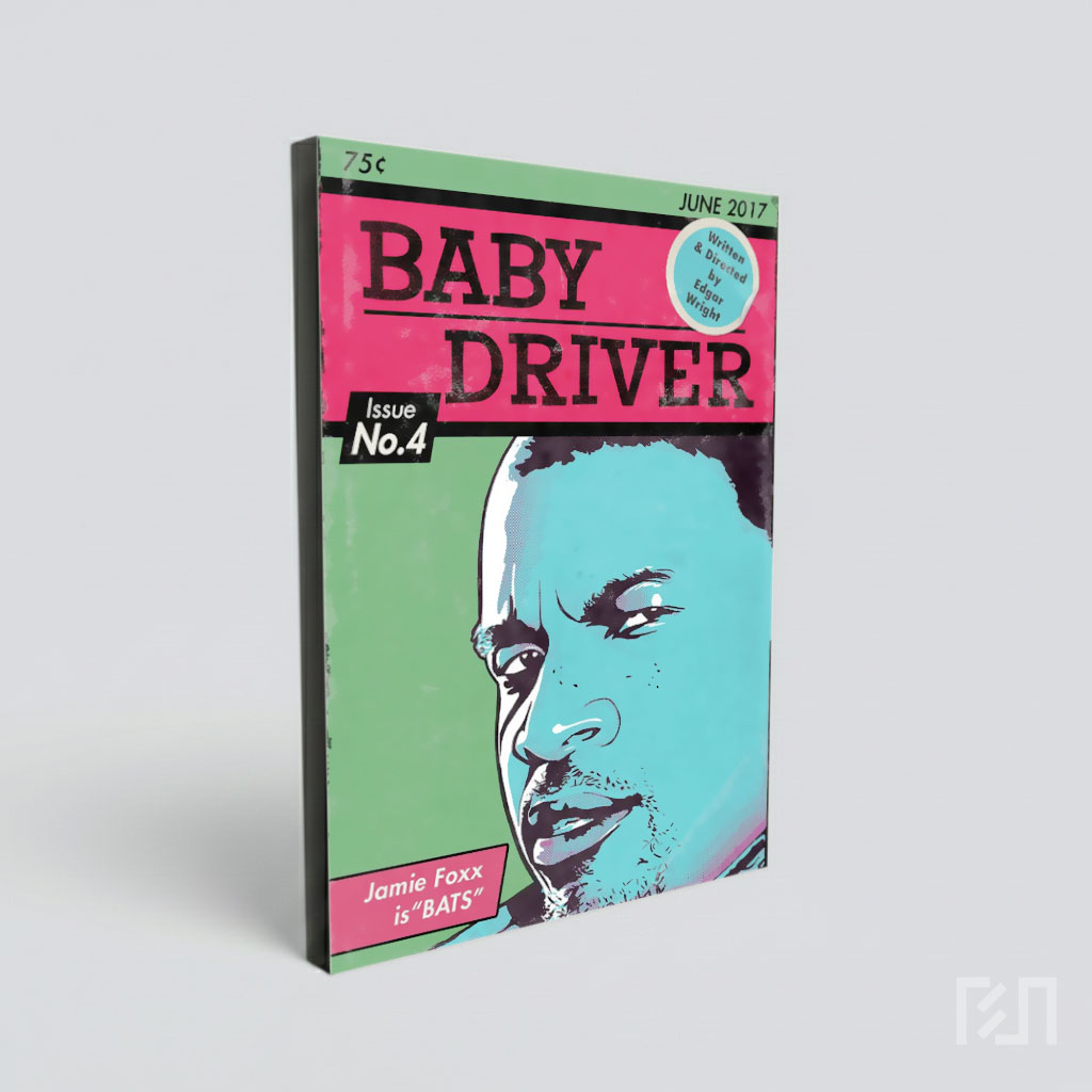 Poster Komik Film Baby Driver Edisi No. 4