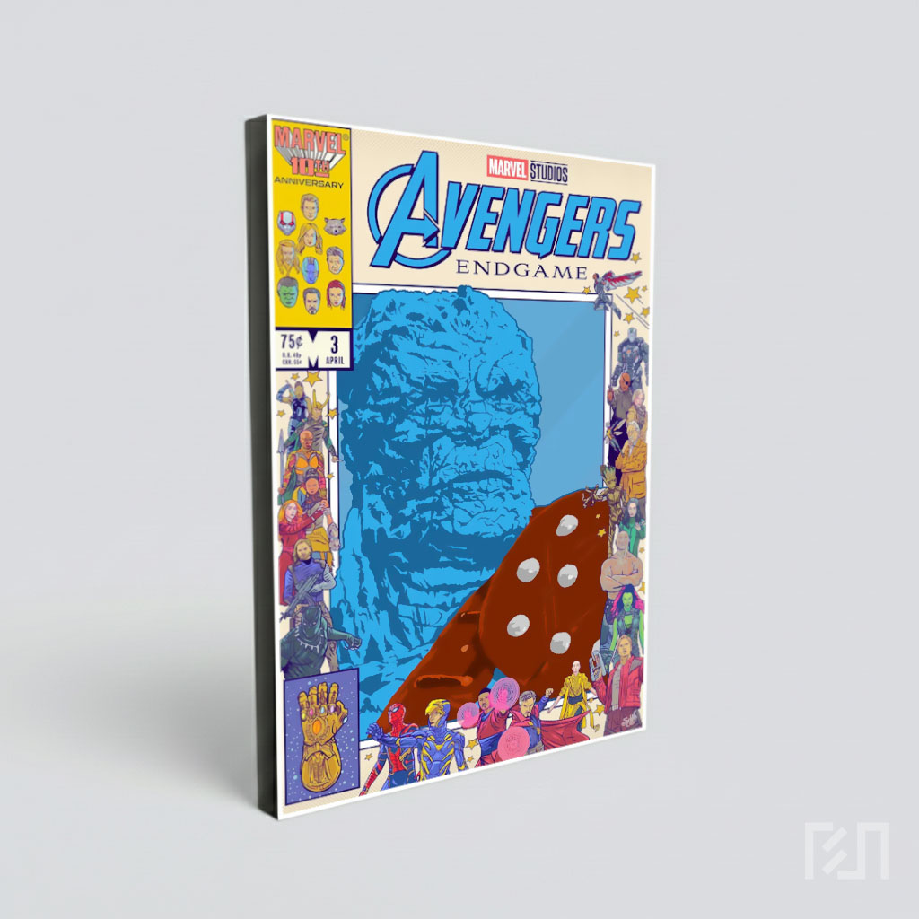 Poster Komik Parodi Avengers Endgame
