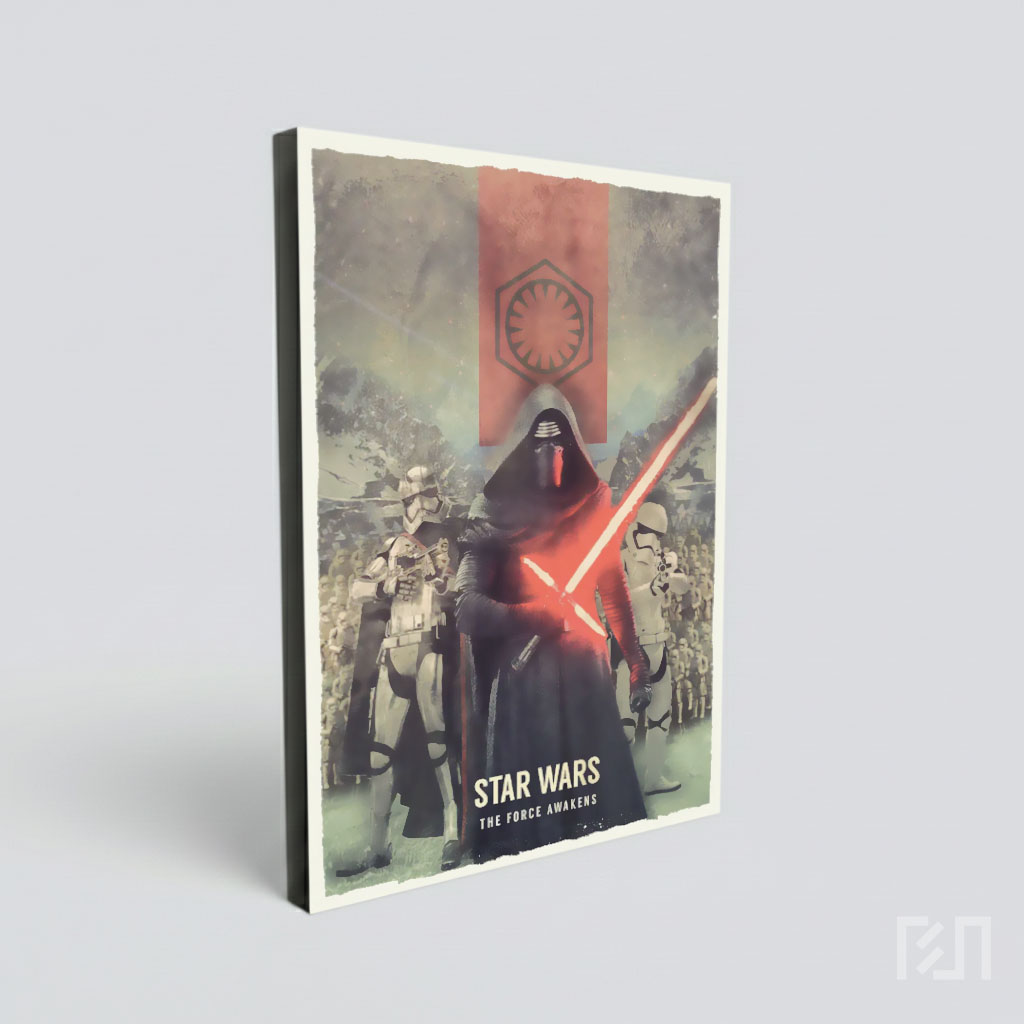 Poster Kylo Ren dan Pasukan First Order Star Wars