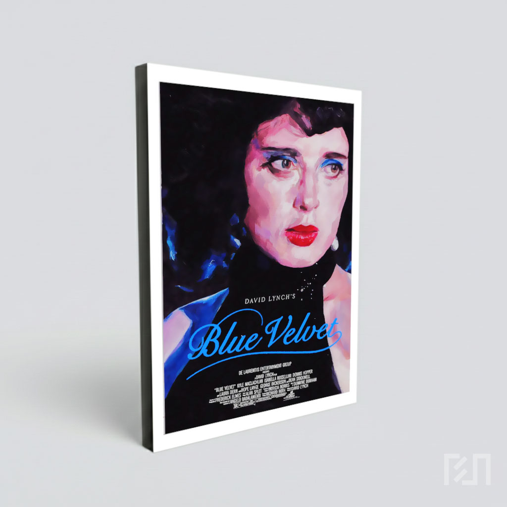Poster Lukisan Film Blue Velvet