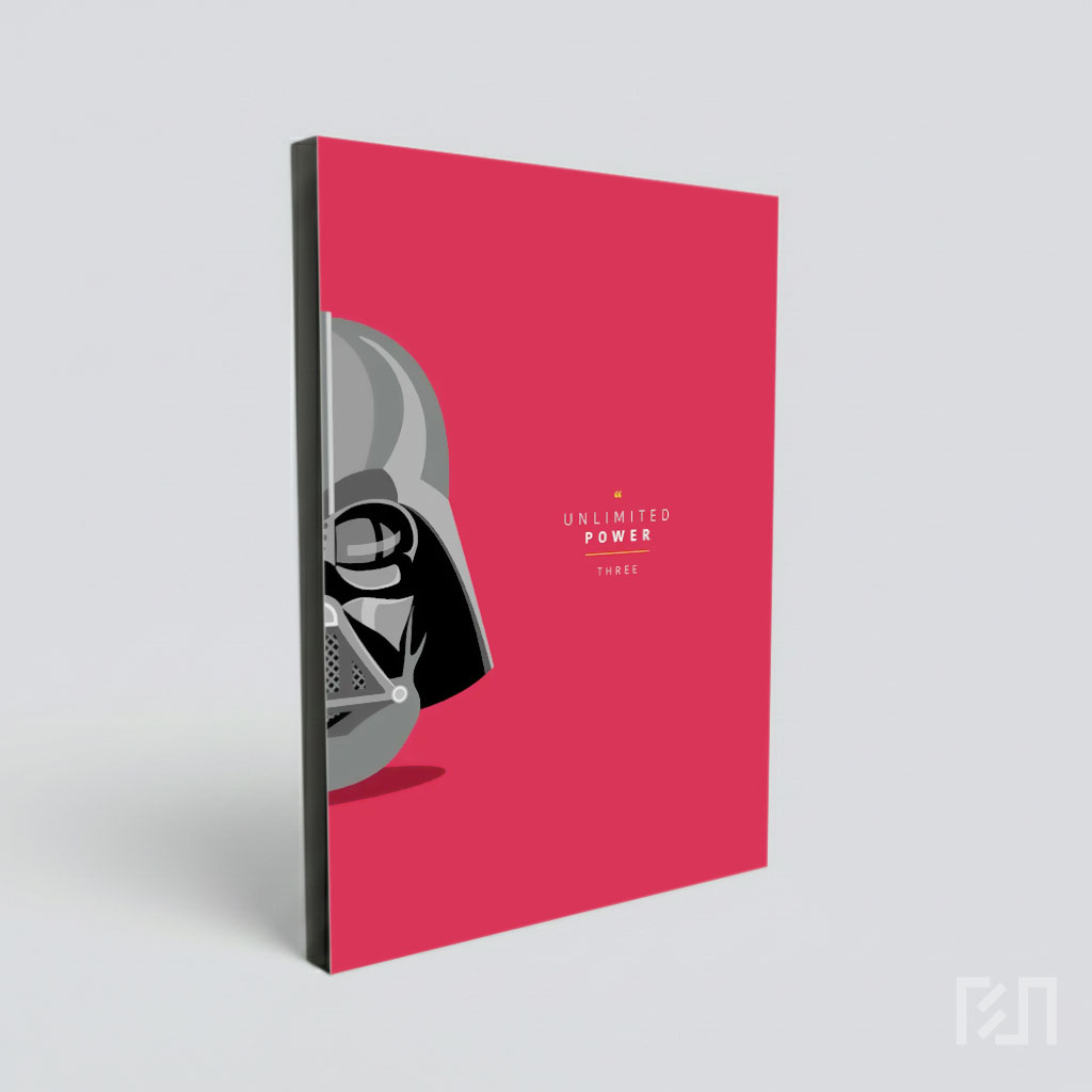 Poster Minimalis Darth Vader Star Wars