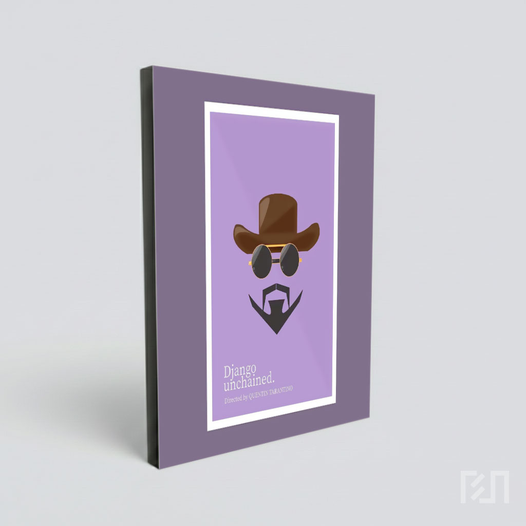 Poster Minimalis Django Unchained