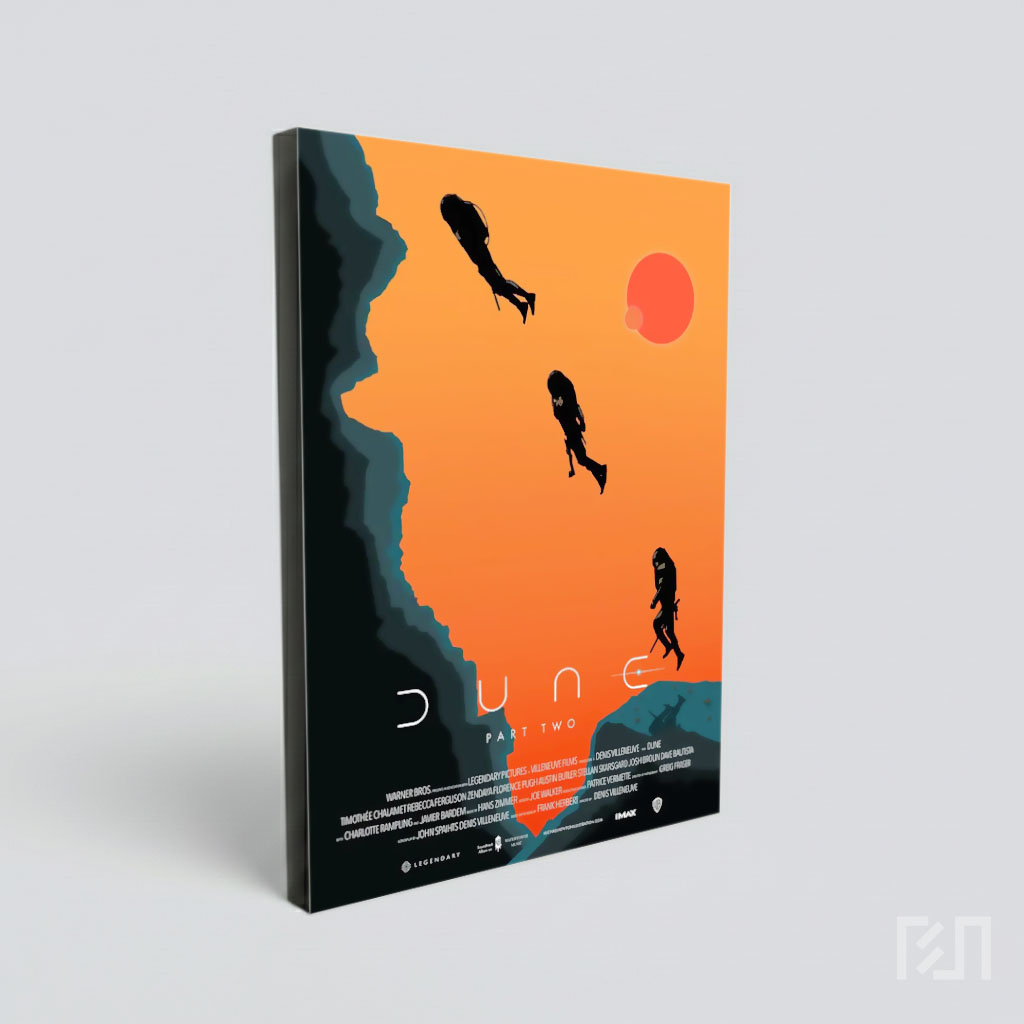 Poster Minimalis Dune Part Two