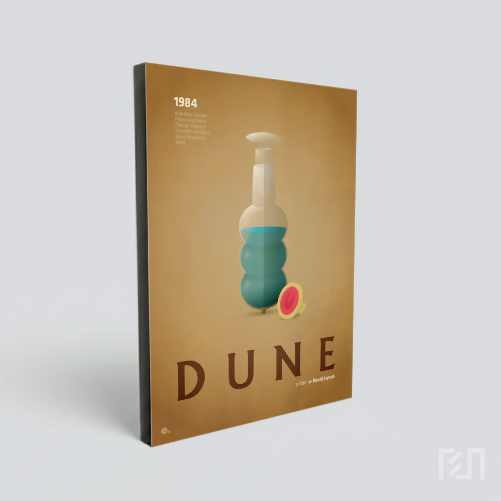 Poster Minimalis Film Dune (1984)