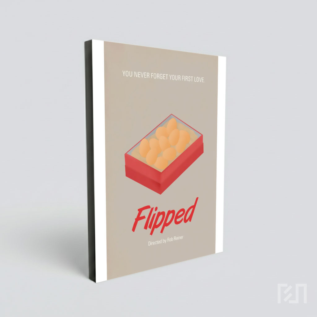 Poster Minimalis Film Flipped Karya Rob Reiner