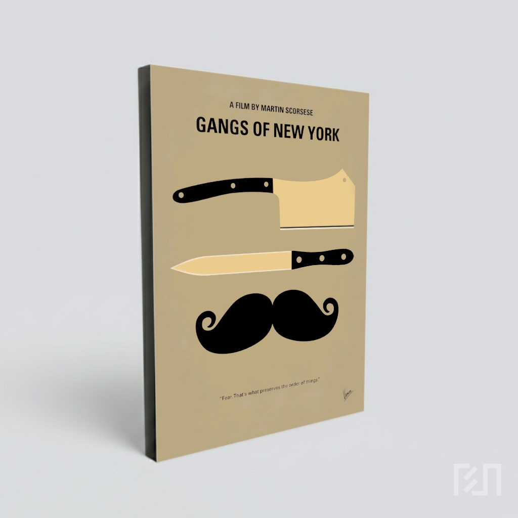 Poster Minimalis Film Gangs of New York