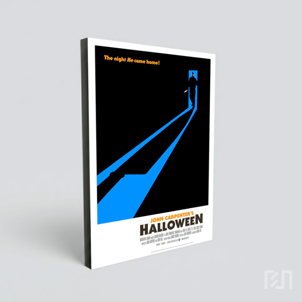 Poster Minimalis Film Halloween Karya John Carpenter