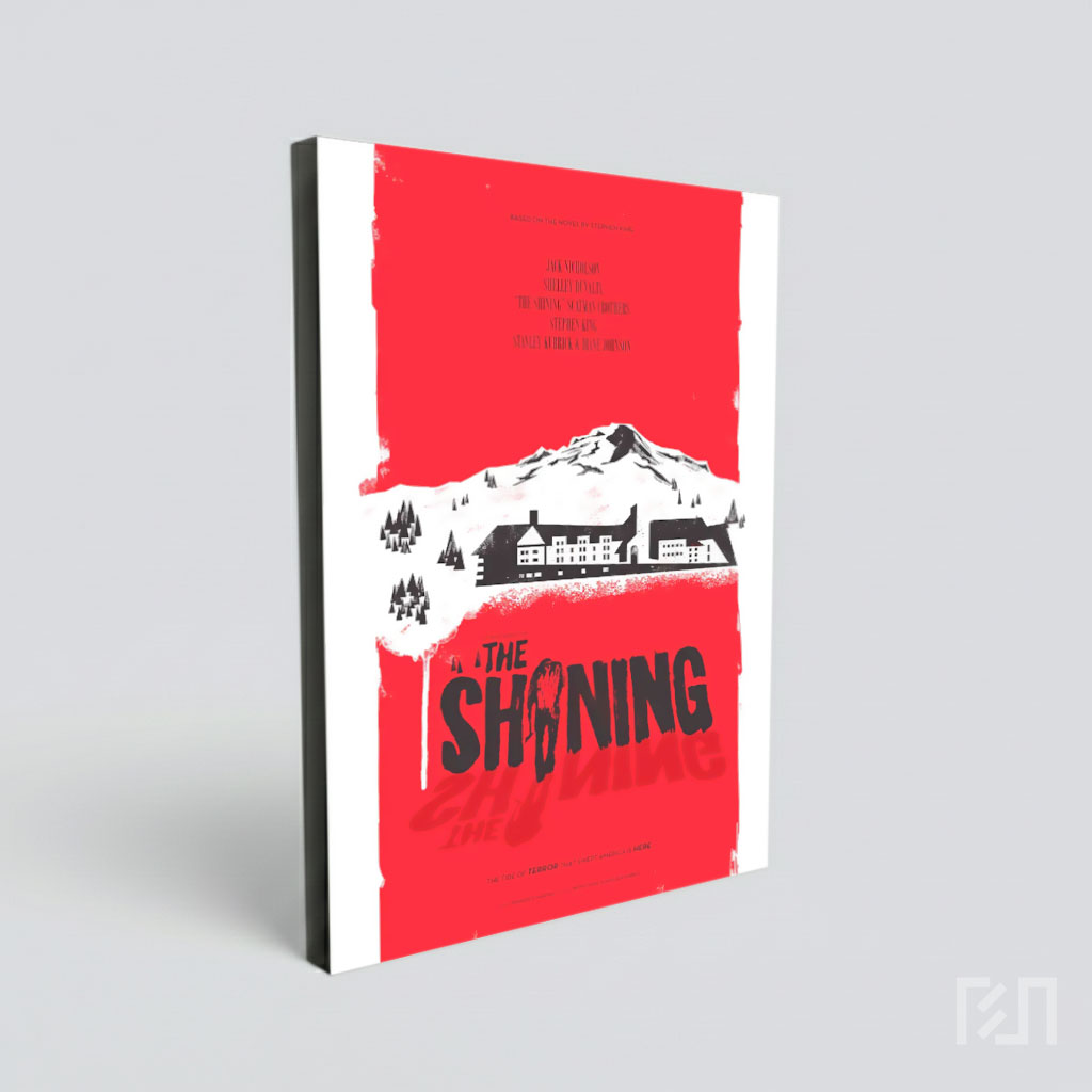 Poster Minimalis Film Horor The Shining Stanley Kubrick