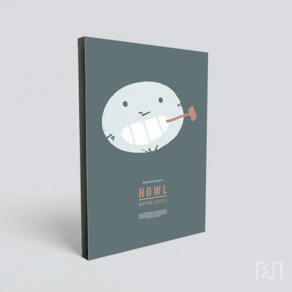 Poster Minimalis Film Howl's Moving Castle