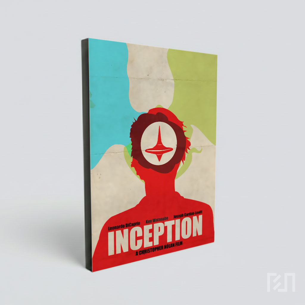 Poster Minimalis Film Inception