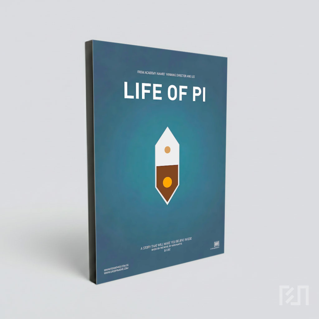 Poster Minimalis Film Life of Pi