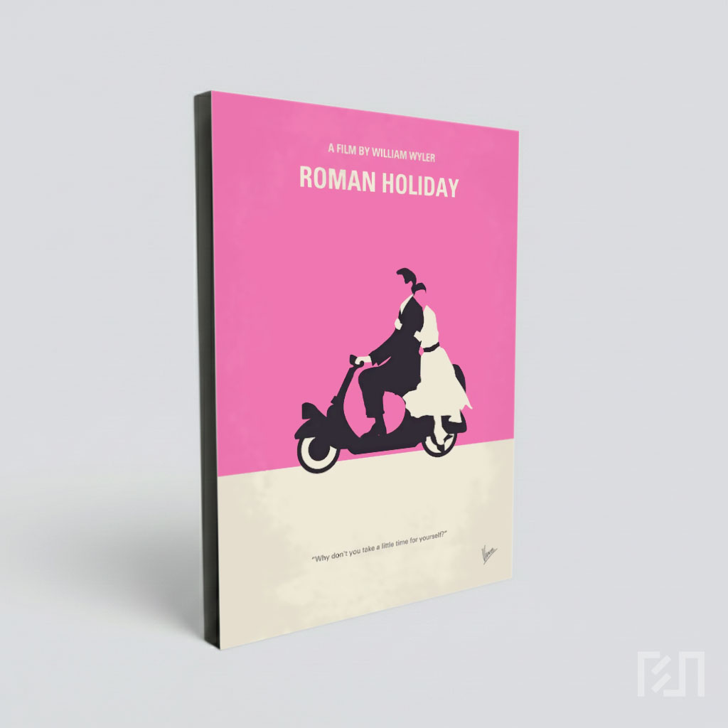 Poster Minimalis Film Roman Holiday