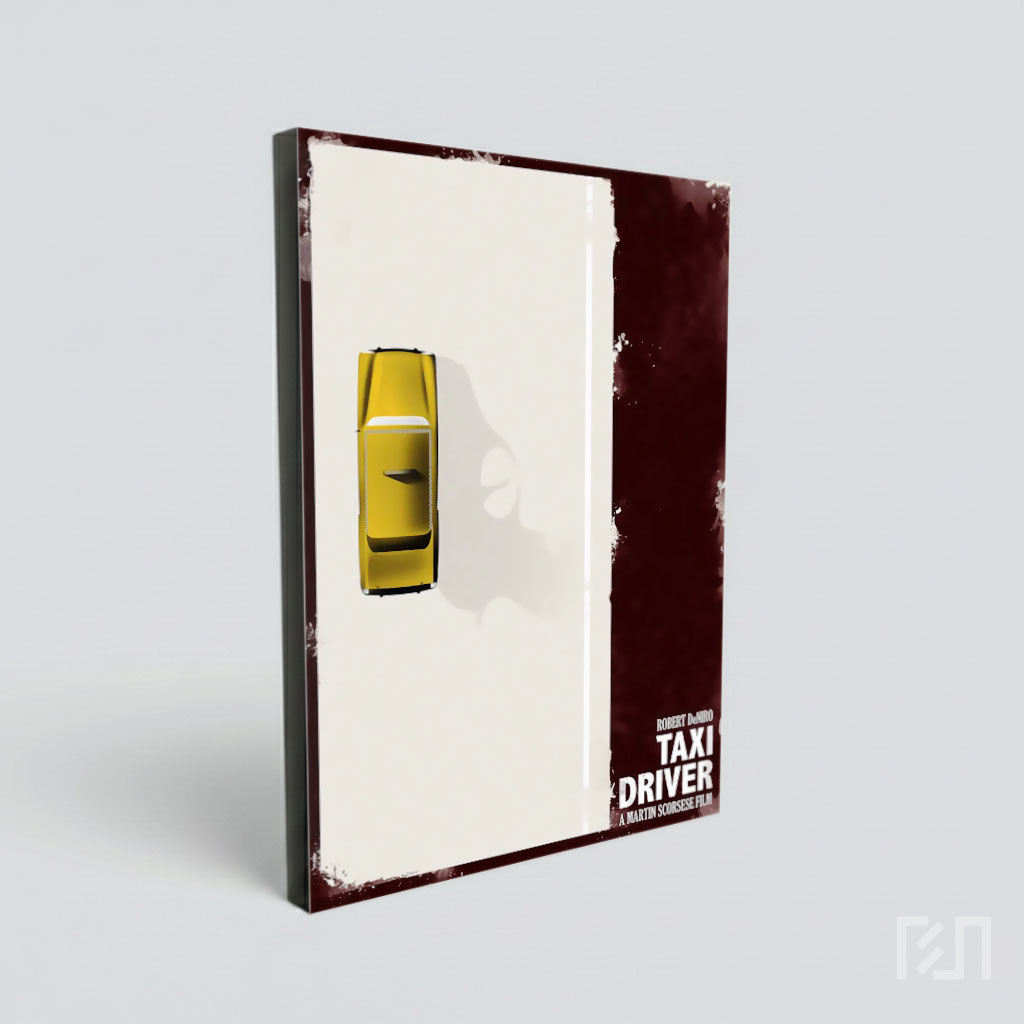 Poster Minimalis Film Taxi Driver