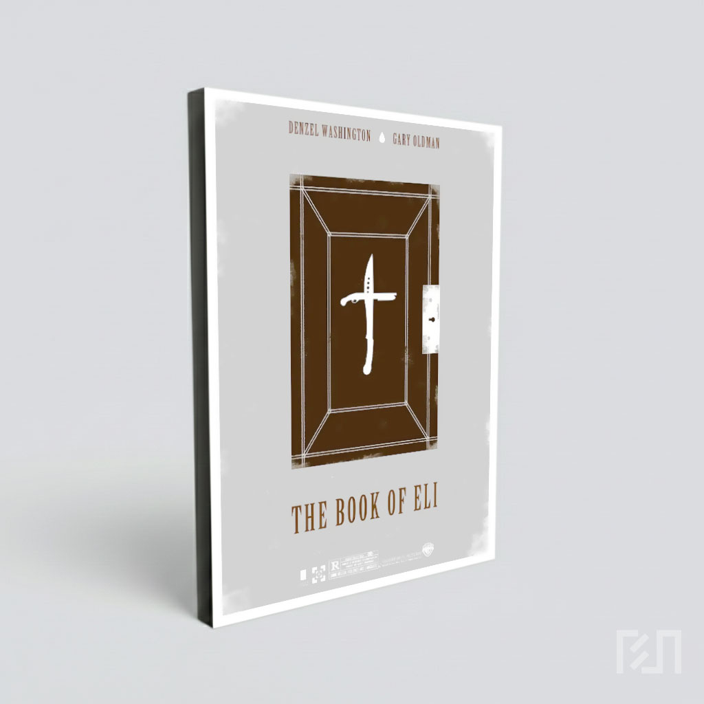 Poster Minimalis Film The Book of Eli