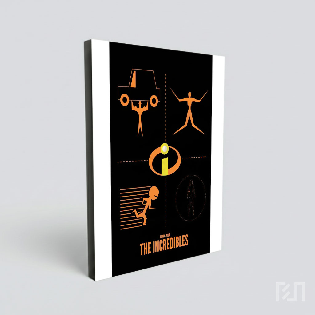Poster Minimalis Film The Incredibles