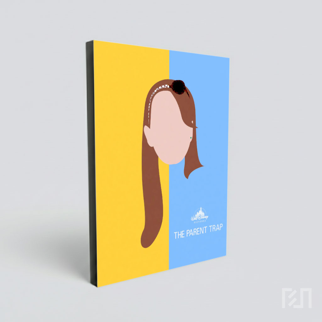 Poster Minimalis Film The Parent Trap