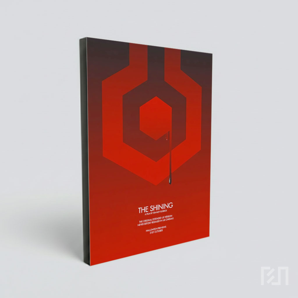 Poster Minimalis Film The Shining Karya Stanley Kubrick
