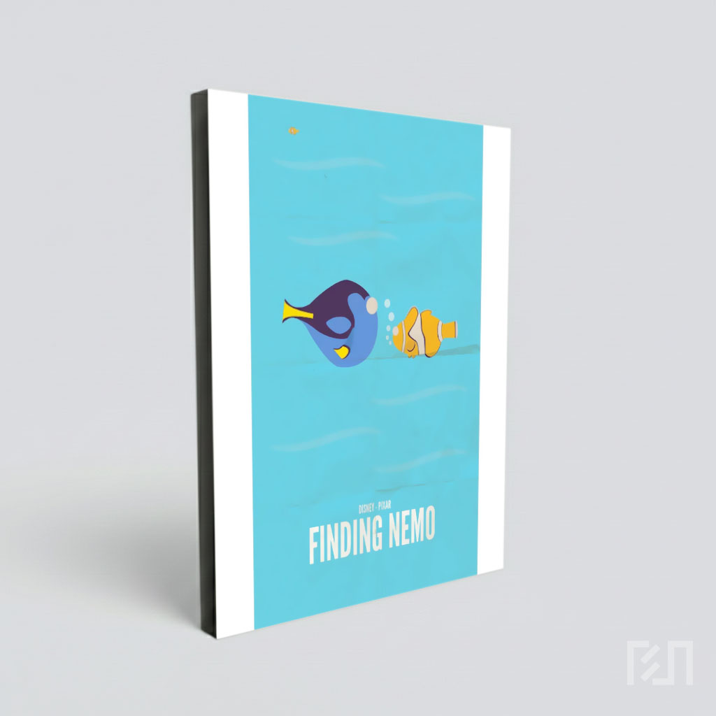 Poster Minimalis Finding Nemo Pixar
