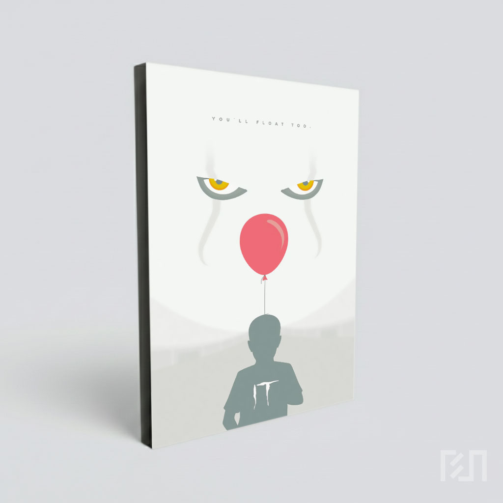 Poster Minimalis IT Pennywise