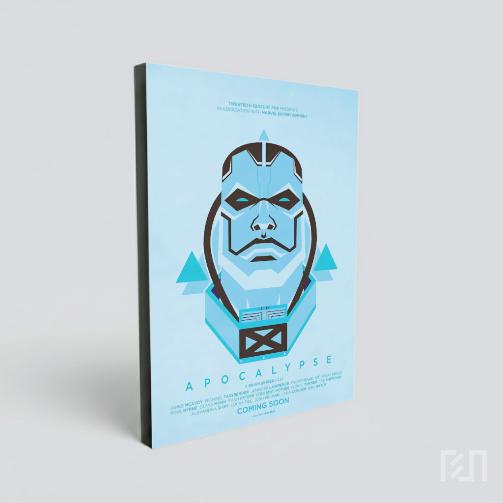 Poster Minimalis Karakter Apocalypse X-Men