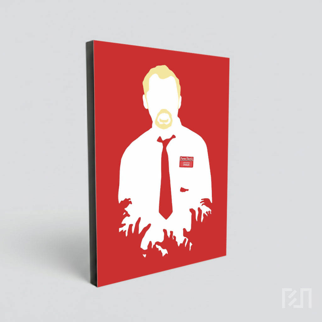 Poster Minimalis Shaun of the Dead