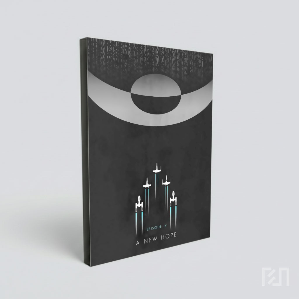 Poster Minimalis Star Wars X-Wing