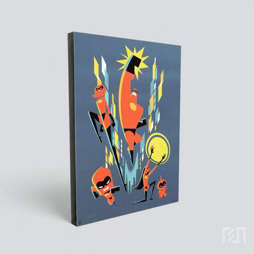 Poster Minimalis The Incredibles
