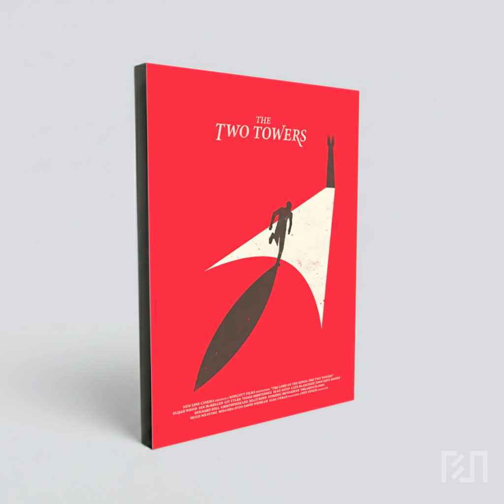 Poster Minimalis The Lord of the Rings: The Two Towers