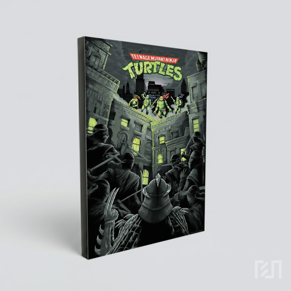 Poster Ninja Turtles Melawan Shredder