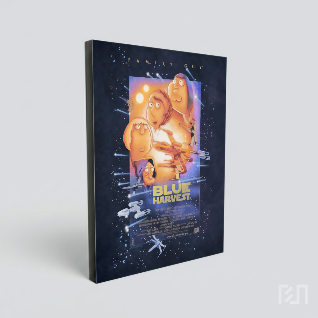 Poster Parodi Star Wars Blue Harvest Family Guy