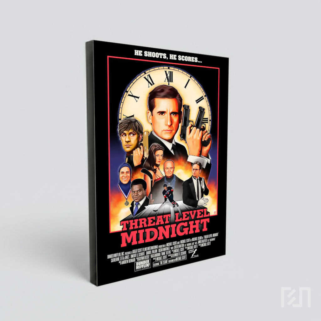 Poster Parodi Threat Level Midnight