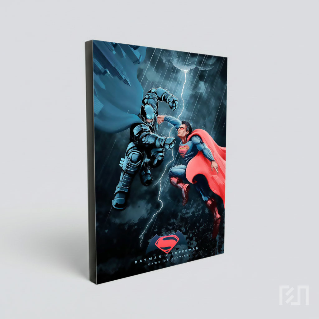 Poster Pertarungan Batman vs Superman