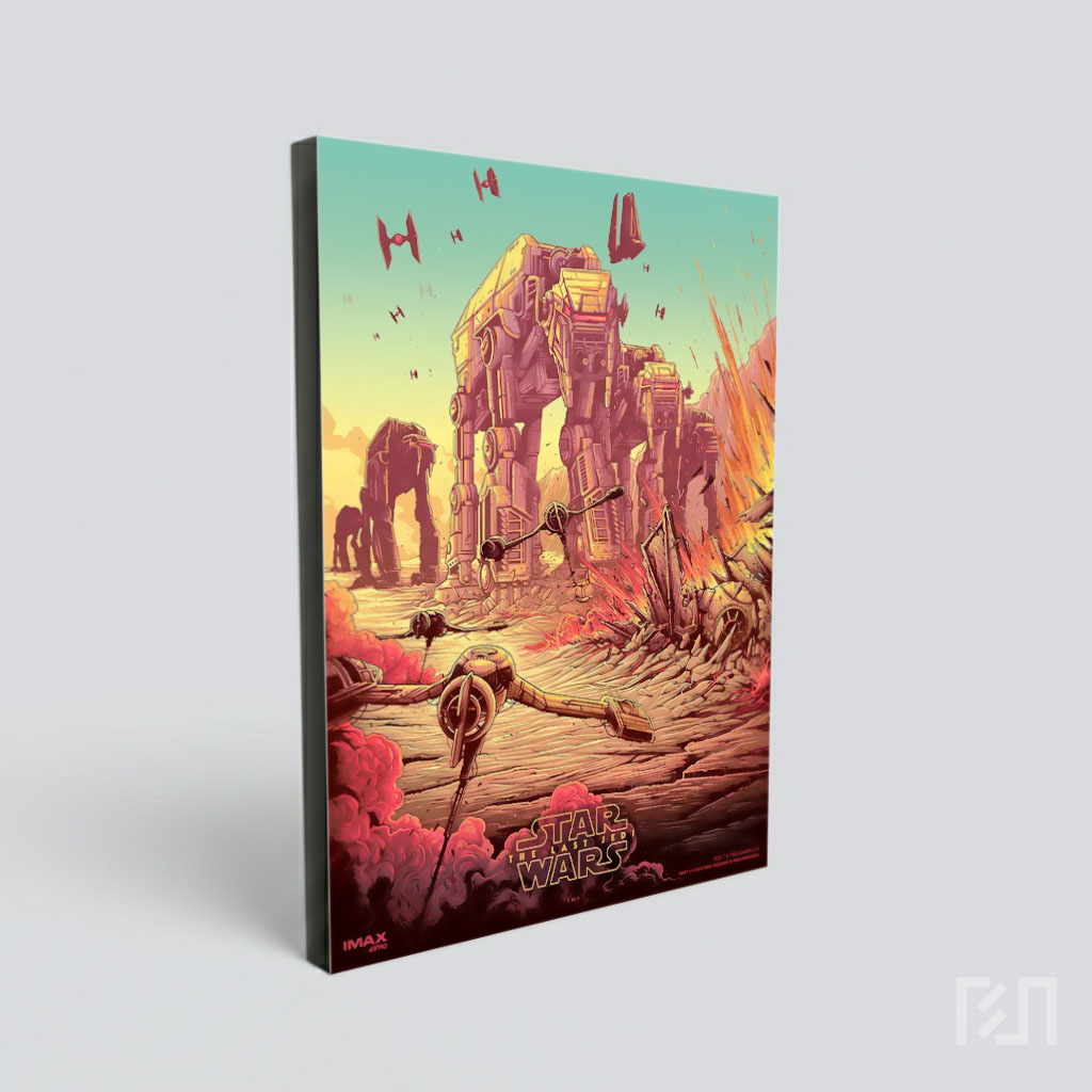 Poster Pertempuran Star Wars AT-AT