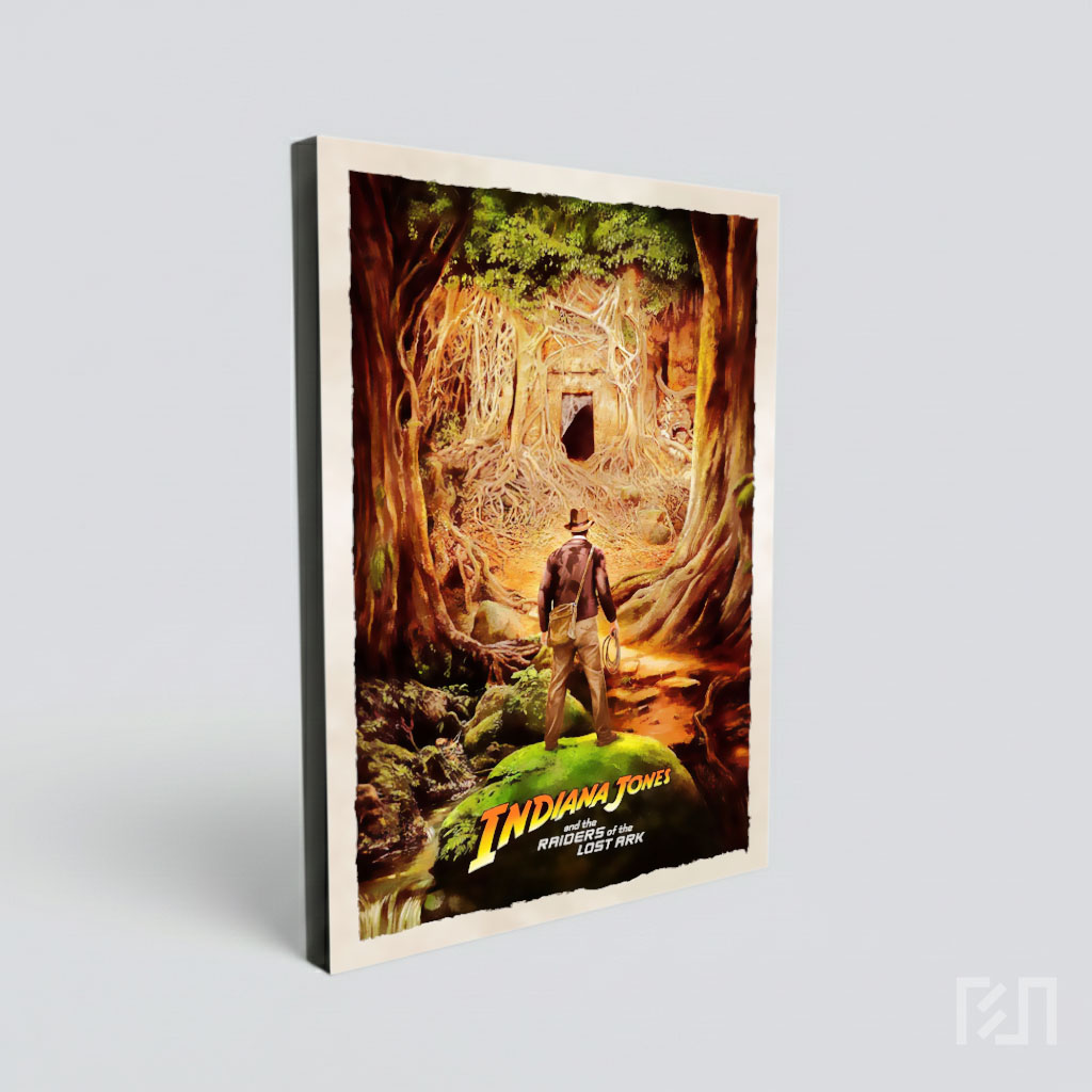 Poster Petualangan Indiana Jones di Hutan