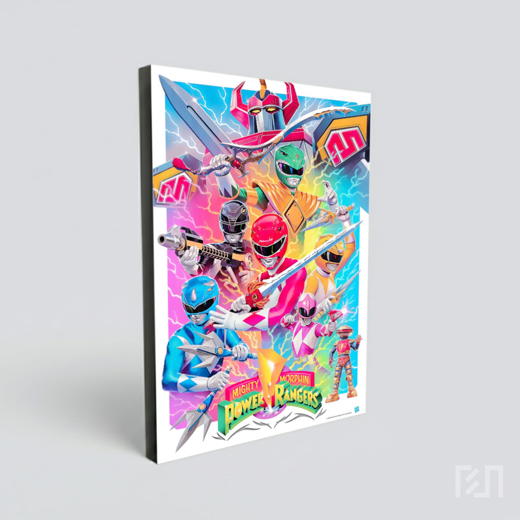 Poster Power Rangers Mighty Morphin