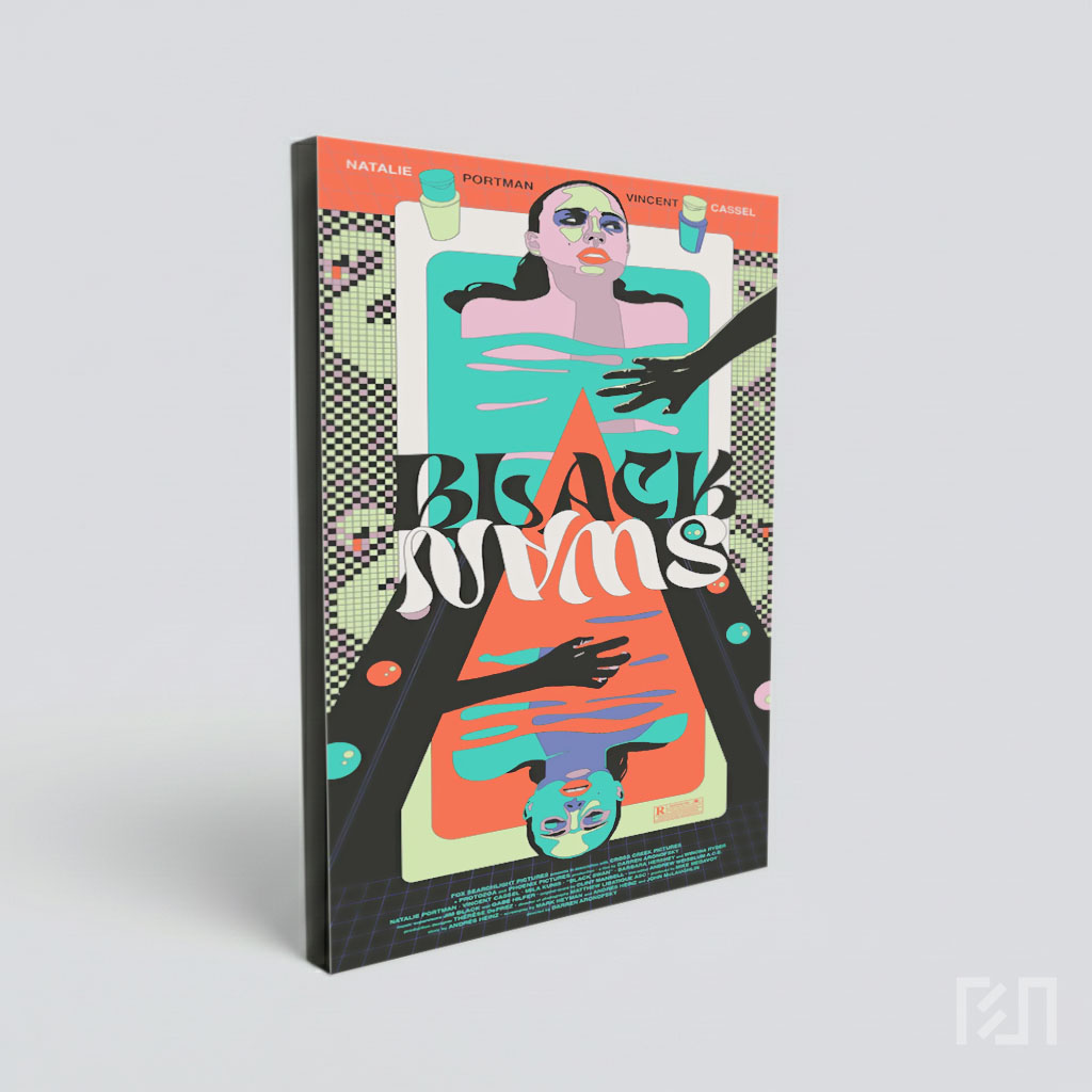 Poster Seni Abstrak Modern
