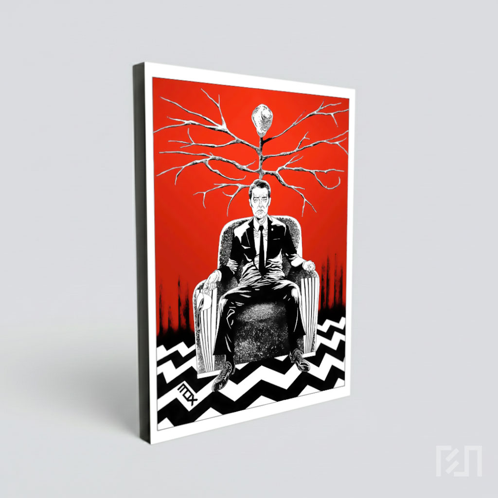 Poster Seni Agent Cooper Twin Peaks