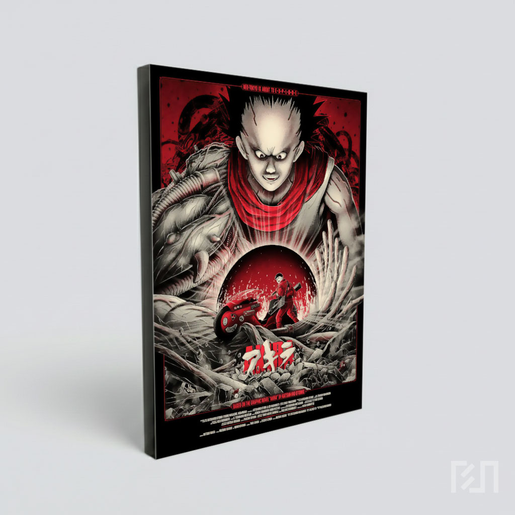 Poster Seni Akira: Tetsuo dan Kaneda