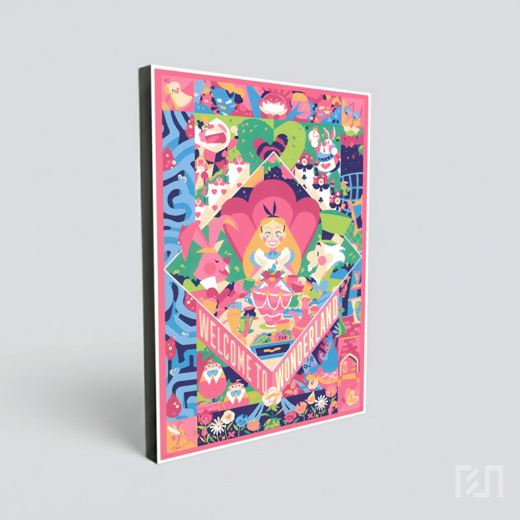 Poster Seni Alice in Wonderland