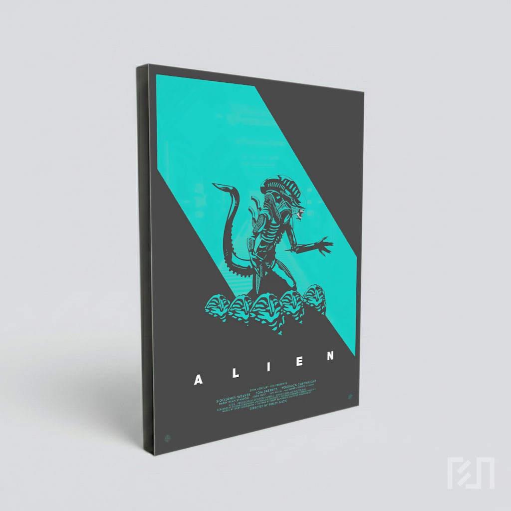 Poster Seni Alien Sci-Fi