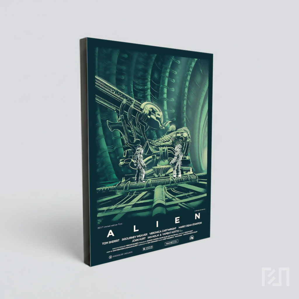 Poster Seni Alien Space Jockey H.R. Giger